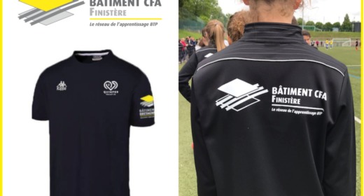 Maillot de foot floqué "batiment CFA"